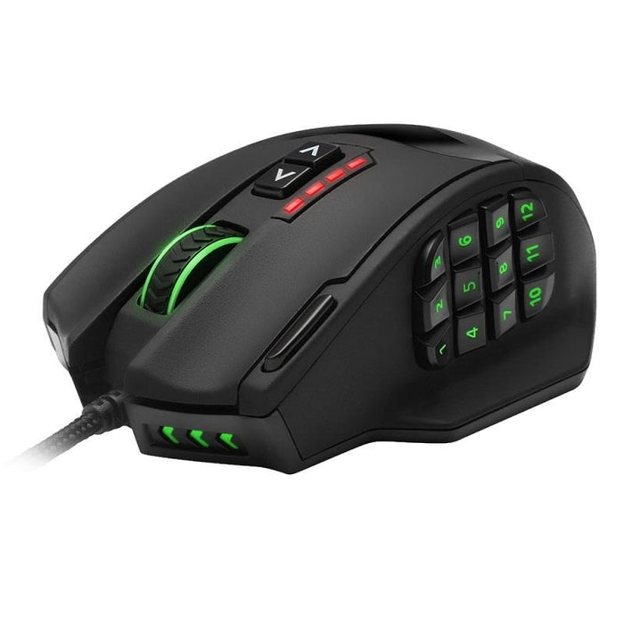 USB Gaming Mouse 16400DPI 19 buttons ergonomic design